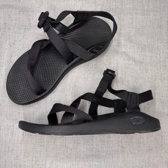 Chaco Z/1 Classic Sandals Black Polyester Strappy Gorpcore Size 10 - Picture 1 of 9